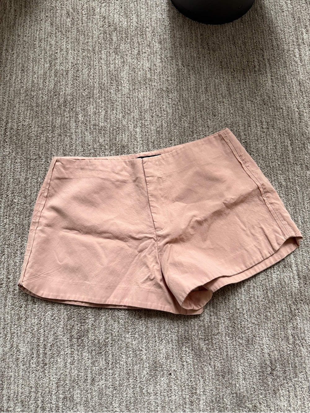 Zara Blush Pink High-Waist Casual Shorts